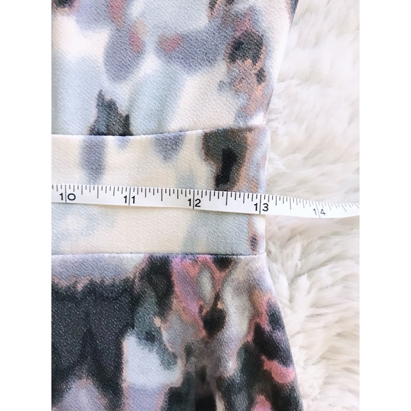 EUC Anthropologie Silence + Noise Mesh Panel & Cut Out Fit/Flare Mini Dress Med. - Picture 8 of 9